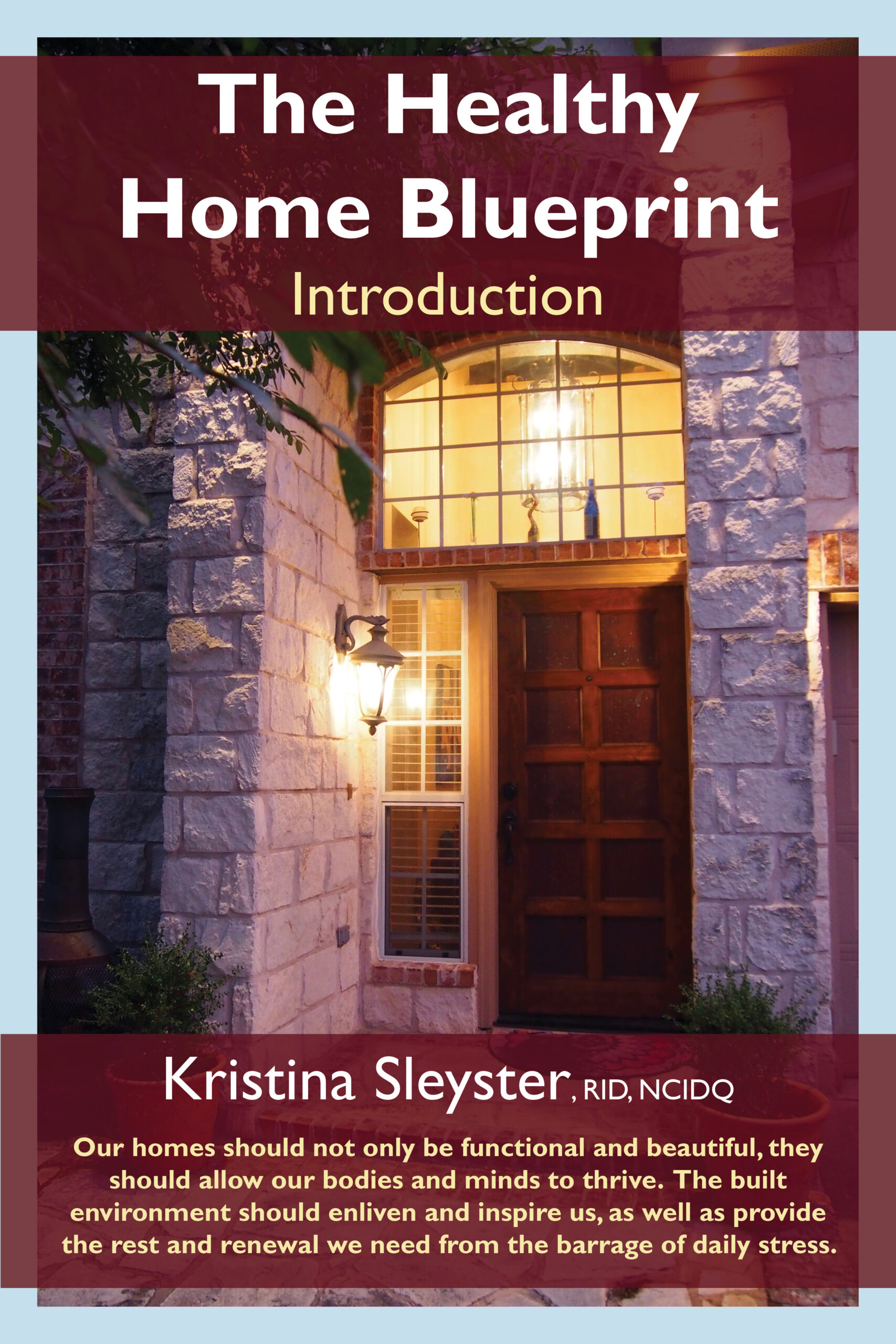 The Healthy Home Blueprint ebook